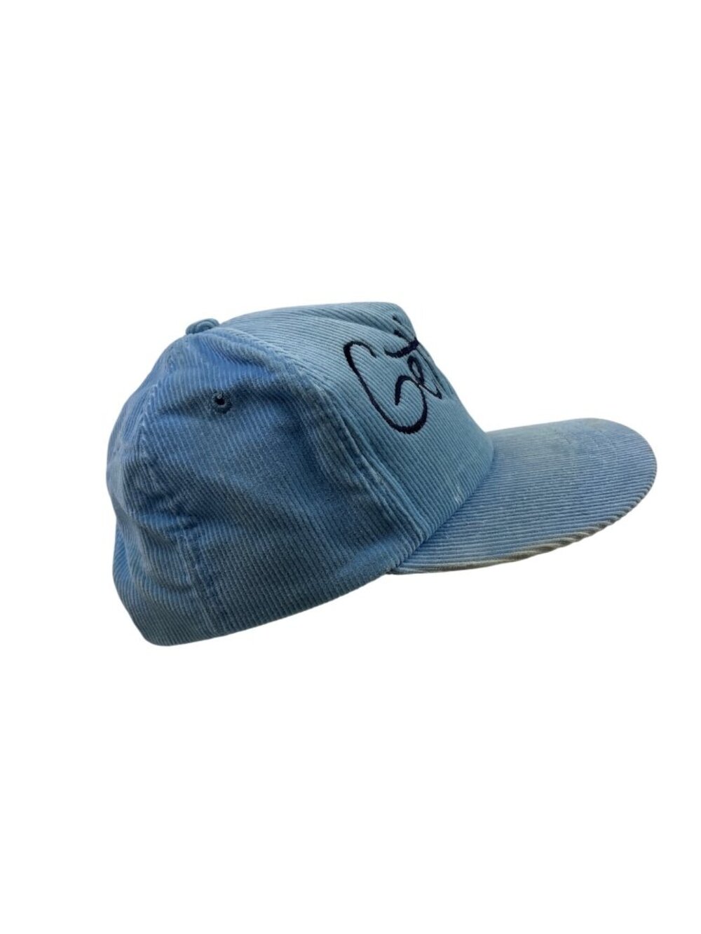 Vintage Gettysburg Light Blue Snapback Hat Corduroy Cap Hat Sam Jung - Picture 7 of 10